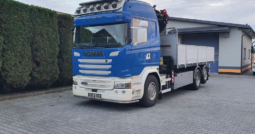 Scania G410 6×2 Palfinger Pk 22002 EH + Kiper volquete