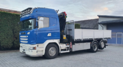 Scania G410 6×2 Palfinger Pk 22002 EH + Kiper volquete