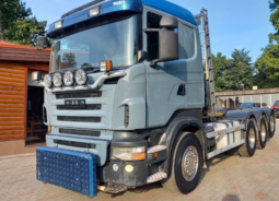 Scania R480, 8×4, EURO6 camión con gancho