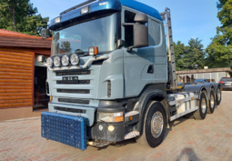 Scania R480, 8×4, EURO6 camión con gancho