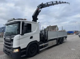 Scania G410 6×2 Hiab 232-E6 +1, plataforma, LBW