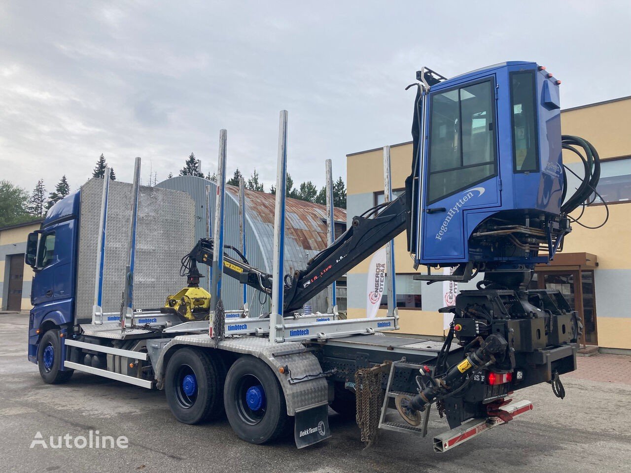 Mercedes-Benz (ACTROS 2663 EURO 6 + 6×4 + FULL AIR + RETARDER + LOGLIFT CRANE )