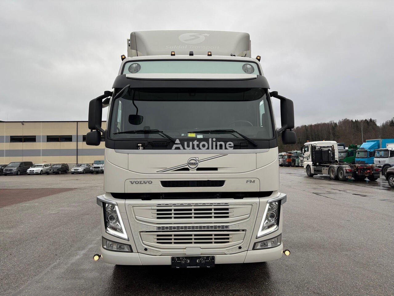 Volvo (FM500 6X2*4 + RETARDER + CARRIER SUPRA 850 )