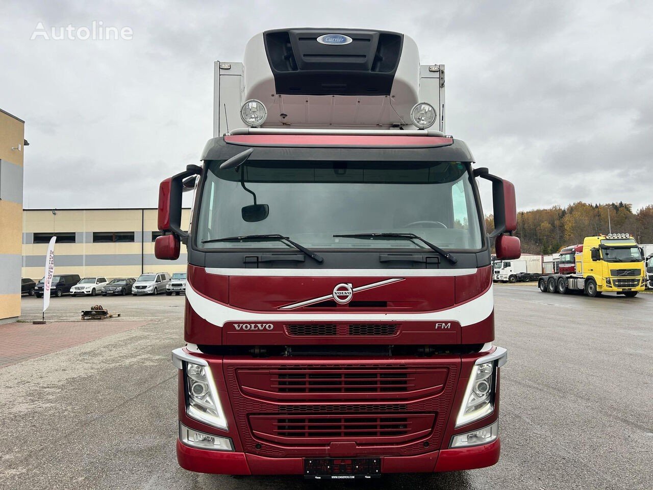 Volvo (FM370 4X2 EURO6 + CARRIER + SIDE OPENING )