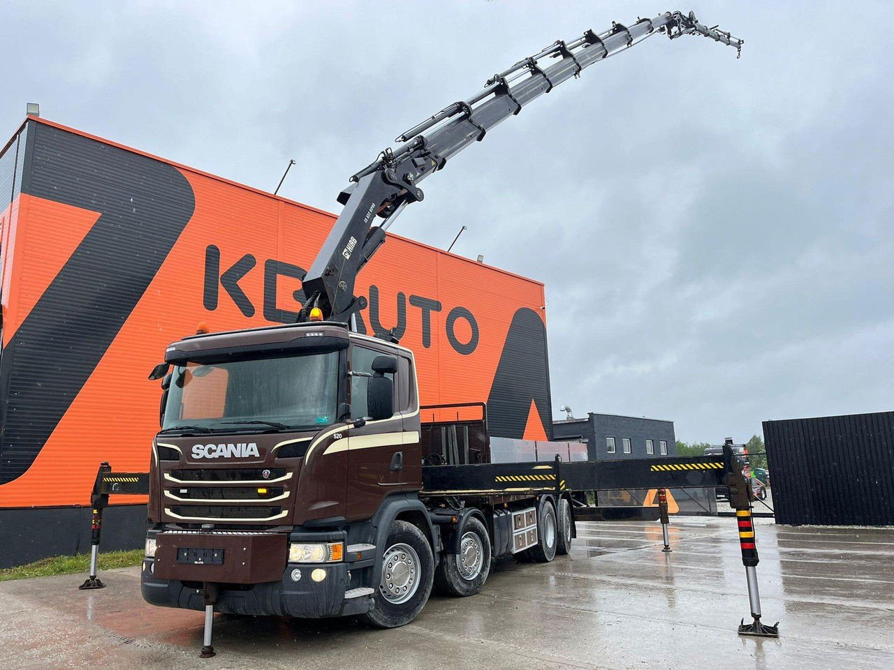 Scania G450 8×26 Hiab 622E-8 + JIB + Platform L6715 mm (G450 )