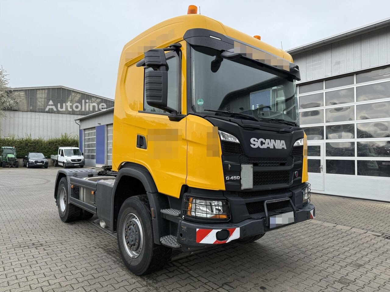Scania (G450 XT 4×4 EURO6 CIĄGNIK SIODŁOWY Z HYDRAULIKĄ WYWROTU )