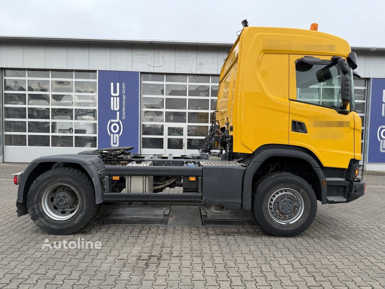Scania (G450 XT 4×4 EURO6 CIĄGNIK SIODŁOWY Z HYDRAULIKĄ WYWROTU )