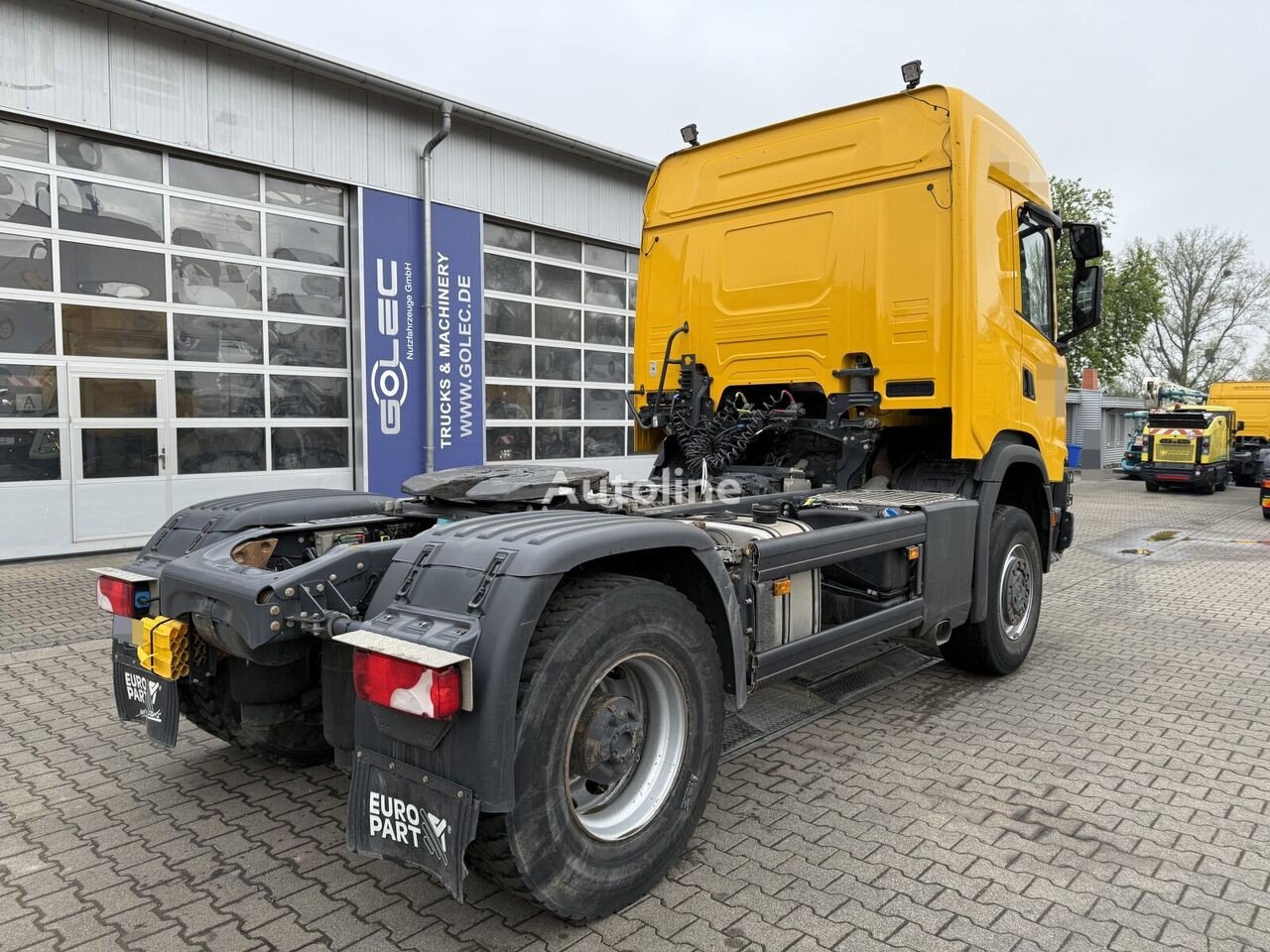 Scania (G450 XT 4×4 EURO6 CIĄGNIK SIODŁOWY Z HYDRAULIKĄ WYWROTU )