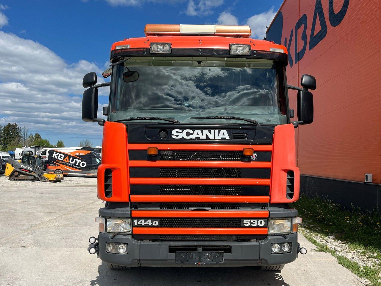 Scania R144 8×2+4 Hiab 211EP-5 Year 2008 + Hook Lift L5400 mm (R144 )