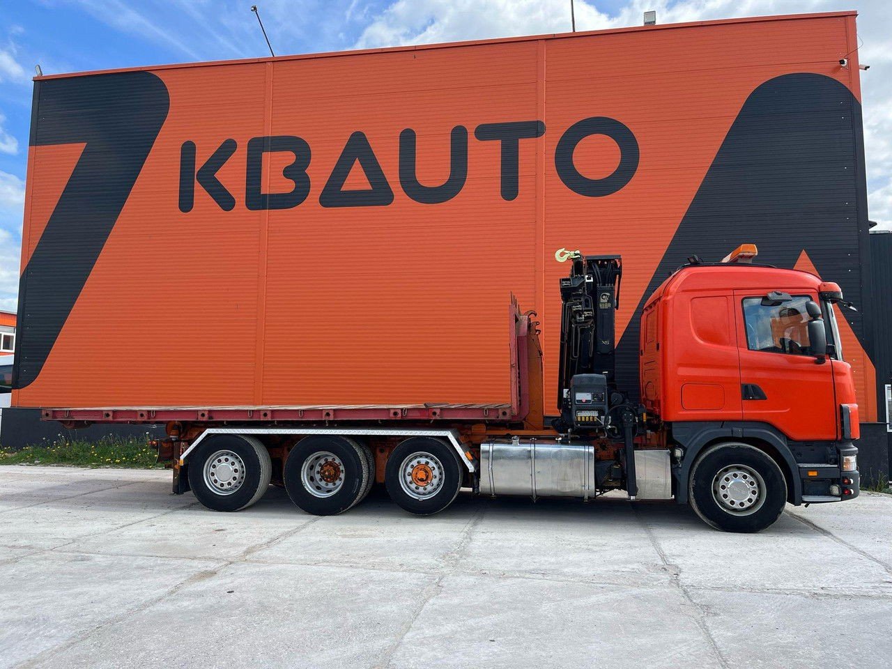 Scania R144 8×2+4 Hiab 211EP-5 Year 2008 + Hook Lift L5400 mm (R144 )