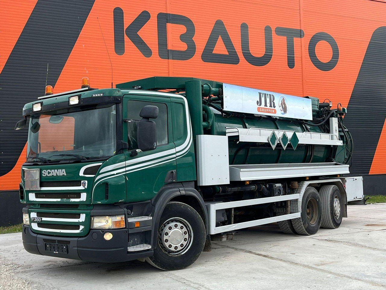 Scania P360 6×24 Larsen A+S Tank 10000 l + Vacuum Vacustar W1300R + Pressure Uraca F716 (P360 )