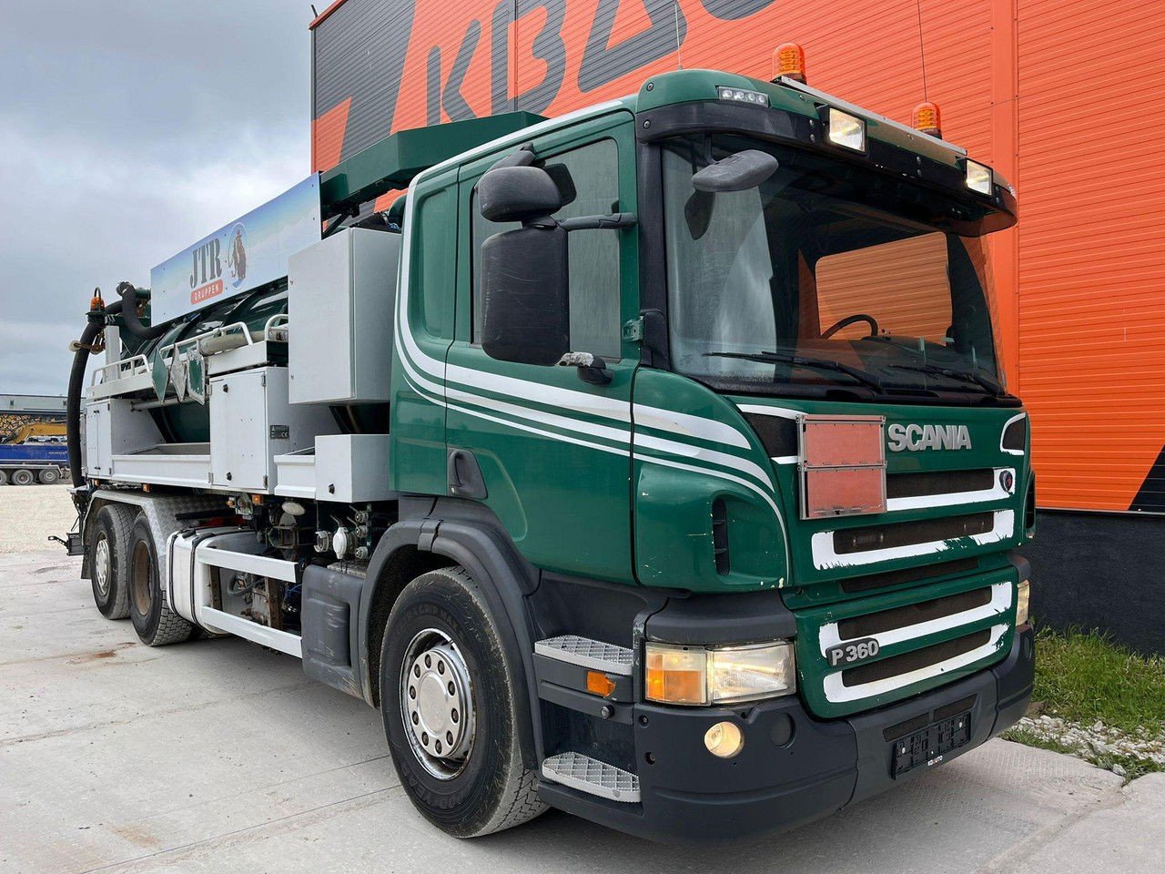 Scania P360 6×24 Larsen A+S Tank 10000 l + Vacuum Vacustar W1300R + Pressure Uraca F716 (P360 )