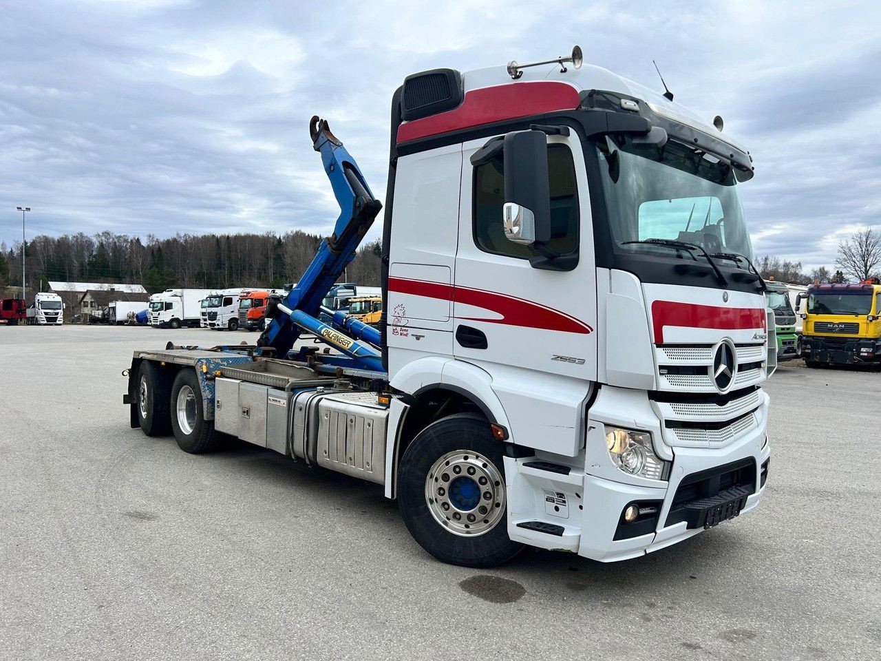 Mercedes-Benz Actros 2553 6X24 Euro6 + Retarder + Palfinger Hooklift (Actros 2553 )