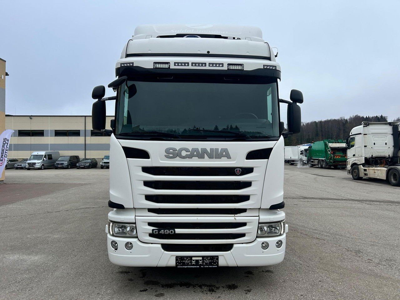 Scania G490 6X2 Euro6 + Retarder + Side Opening + Carrier Supra 1250 MT (G490 )