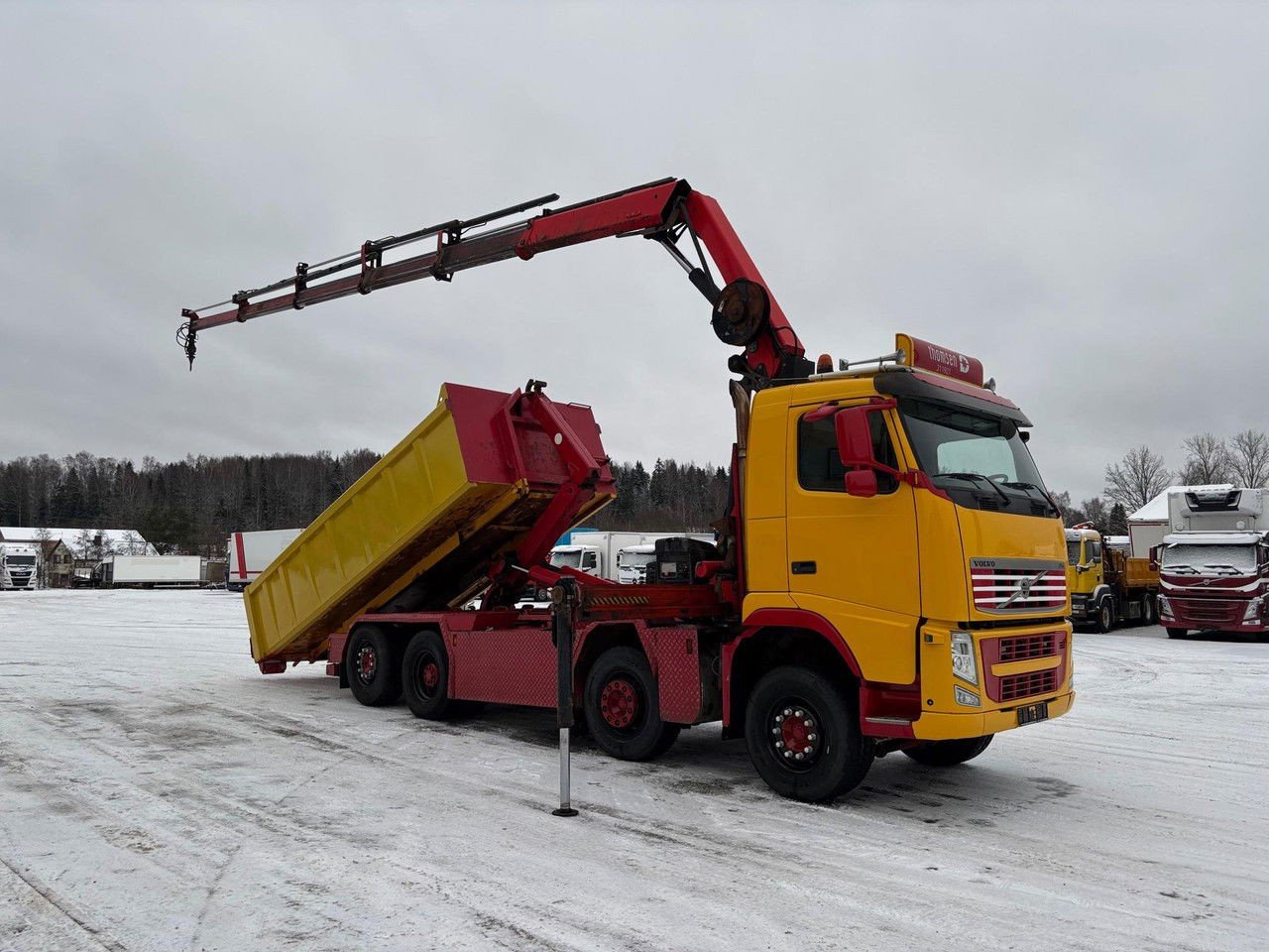 Volvo FH 500 8X26 + Crane Hiab + Lift Hiab + VEB + Full AIR (FH 500 )