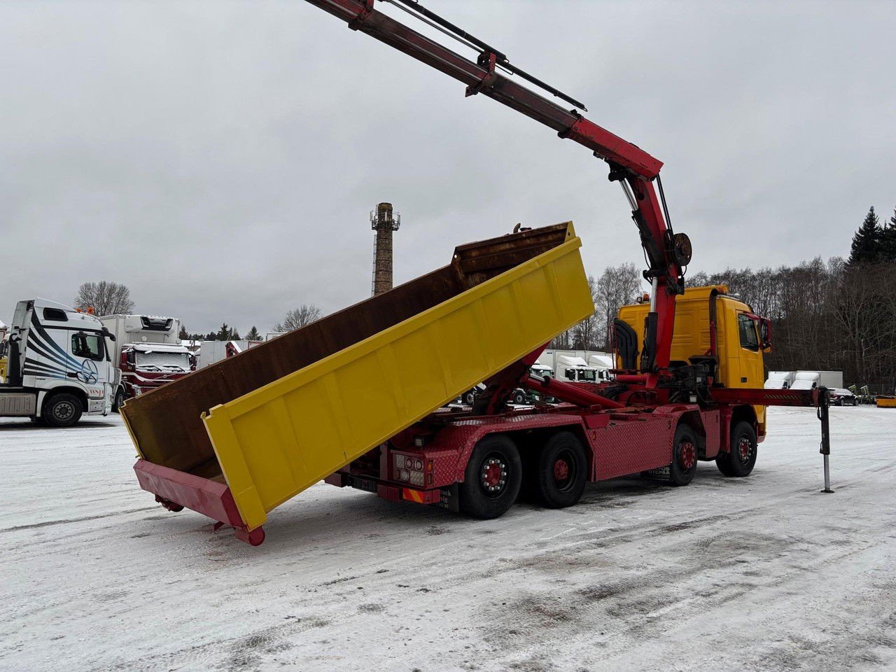 Volvo FH 500 8X26 + Crane Hiab + Lift Hiab + VEB + Full AIR (FH 500 )