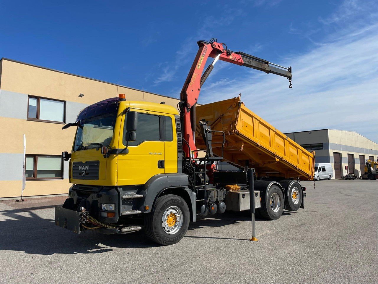 MAN TGA 26.360 6×2 + Palfinger PK15500 + 3-WAY Tipper (TGA 26.360 )