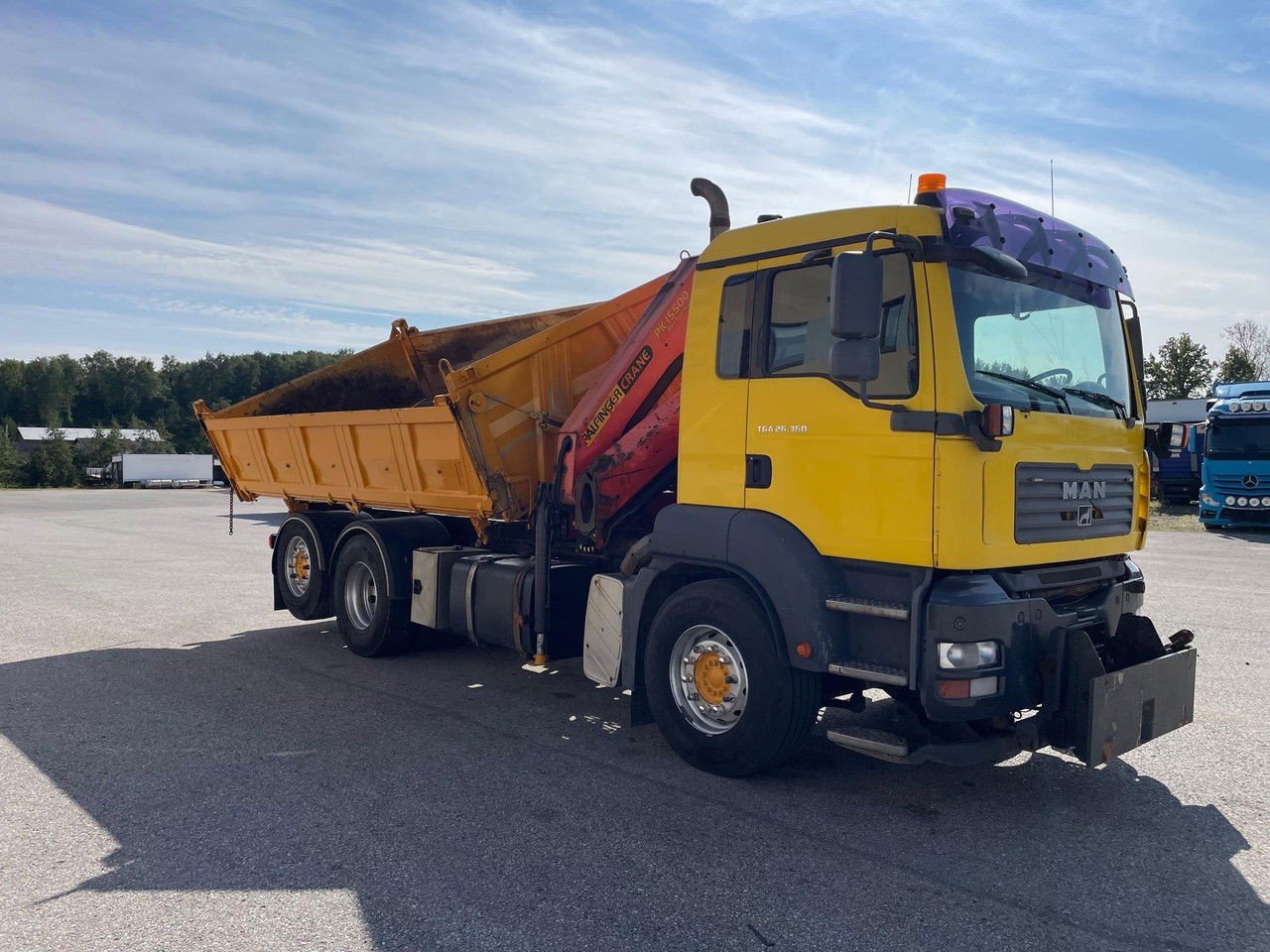 MAN TGA 26.360 6×2 + Palfinger PK15500 + 3-WAY Tipper (TGA 26.360 )