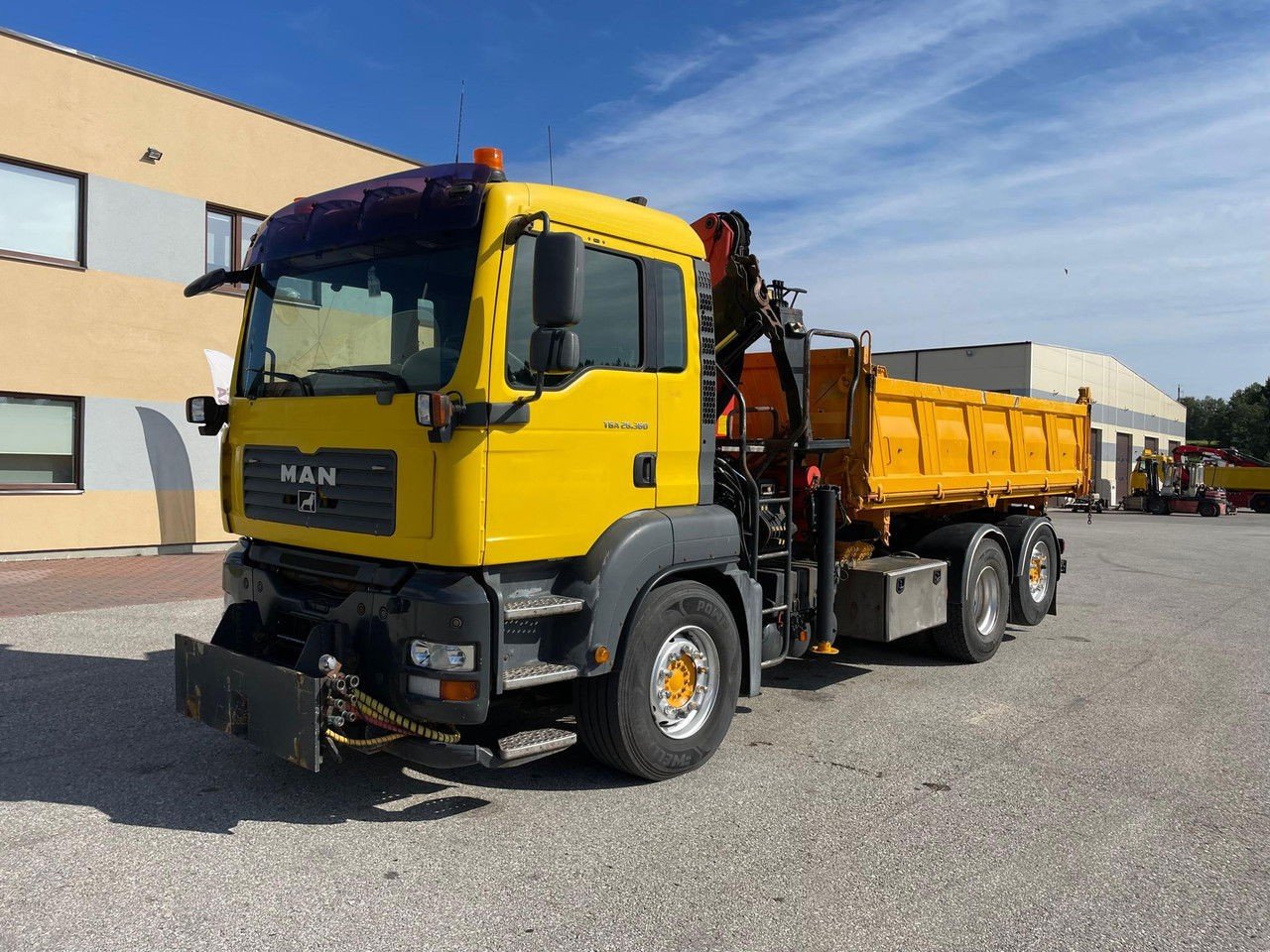 MAN TGA 26.360 6×2 + Palfinger PK15500 + 3-WAY Tipper (TGA 26.360 )