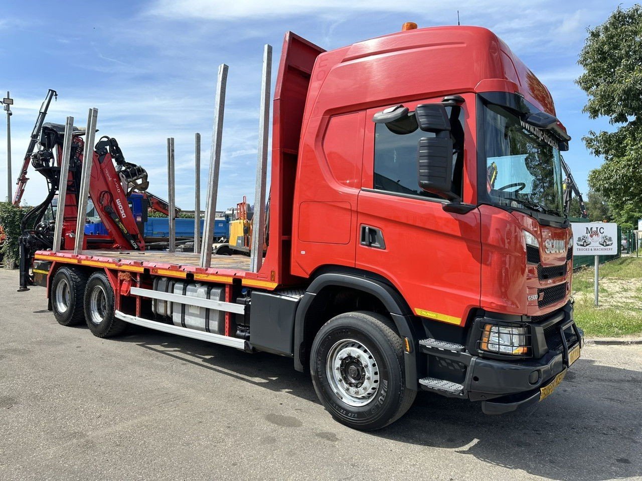 Scania G500 XT 6×4 Wood / Timber / Holz Crane Palfinger Epsilon Q150Z + Retarder – Full AIR Susp. – BE Truck (G500 )