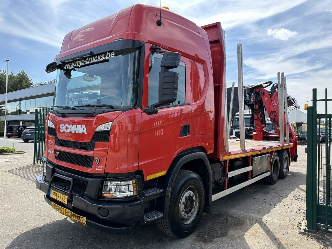 Scania G500 XT 6×4 Wood / Timber / Holz Crane Palfinger Epsilon Q150Z + Retarder – Full AIR Susp. – BE Truck (G500 )