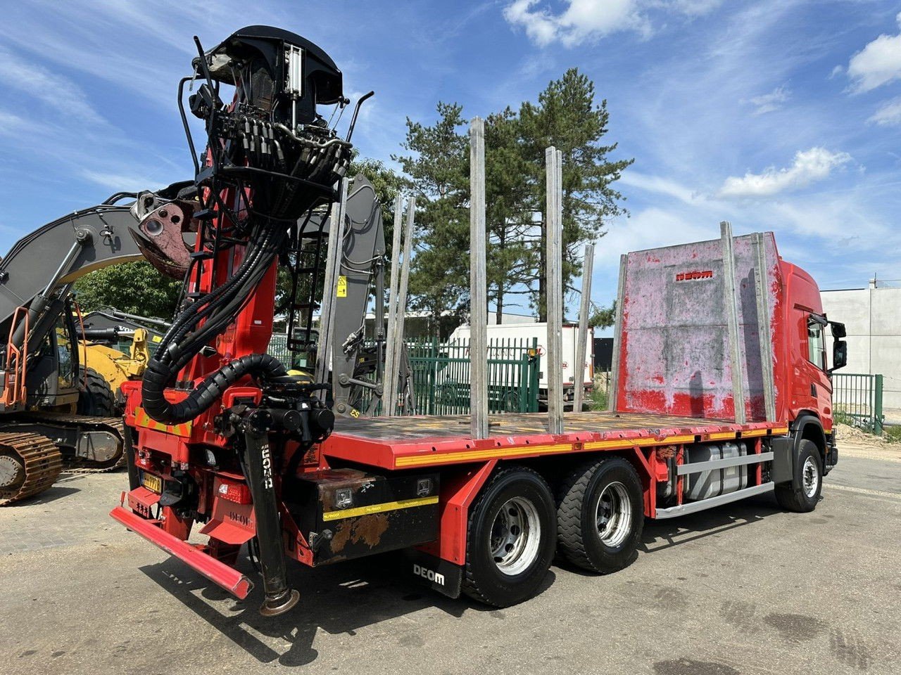 Scania G500 XT 6×4 Wood / Timber / Holz Crane Palfinger Epsilon Q150Z + Retarder – Full AIR Susp. – BE Truck (G500 )