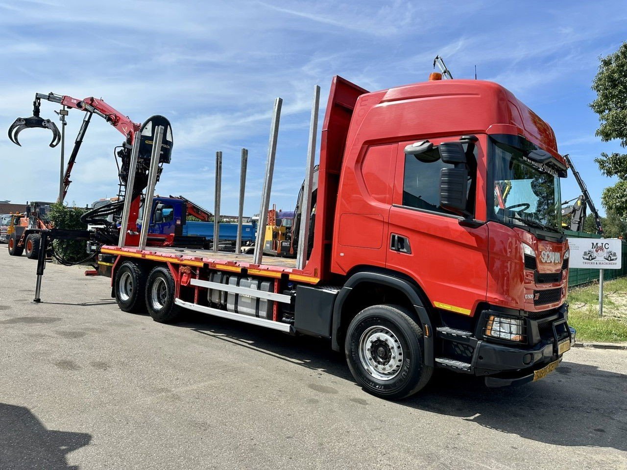 Scania G500 XT 6×4 Wood / Timber / Holz Crane Palfinger Epsilon Q150Z + Retarder – Full AIR Susp. – BE Truck (G500 )