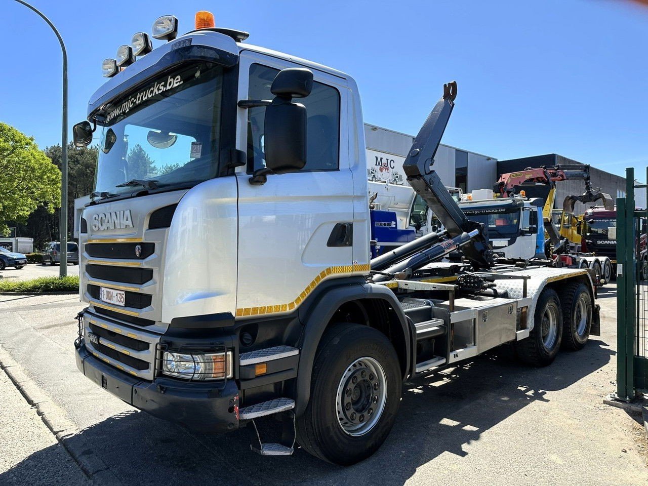 Scania G450 6×4 Hooklift AJK 20T – 5760mm – 3m90 WB – HUB Reduction / Steel Susp. – Euro 6 – BE Truck (G450 )