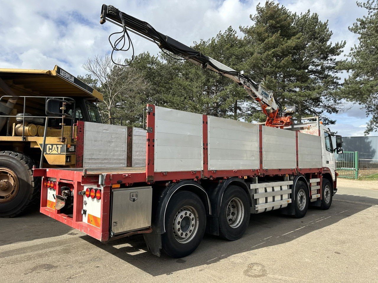 Volvo FM 480 8X2 – Euro 5 – Steering Axle / Lenk Achse + Kennis 14.000R – I Shift (FM 480 )