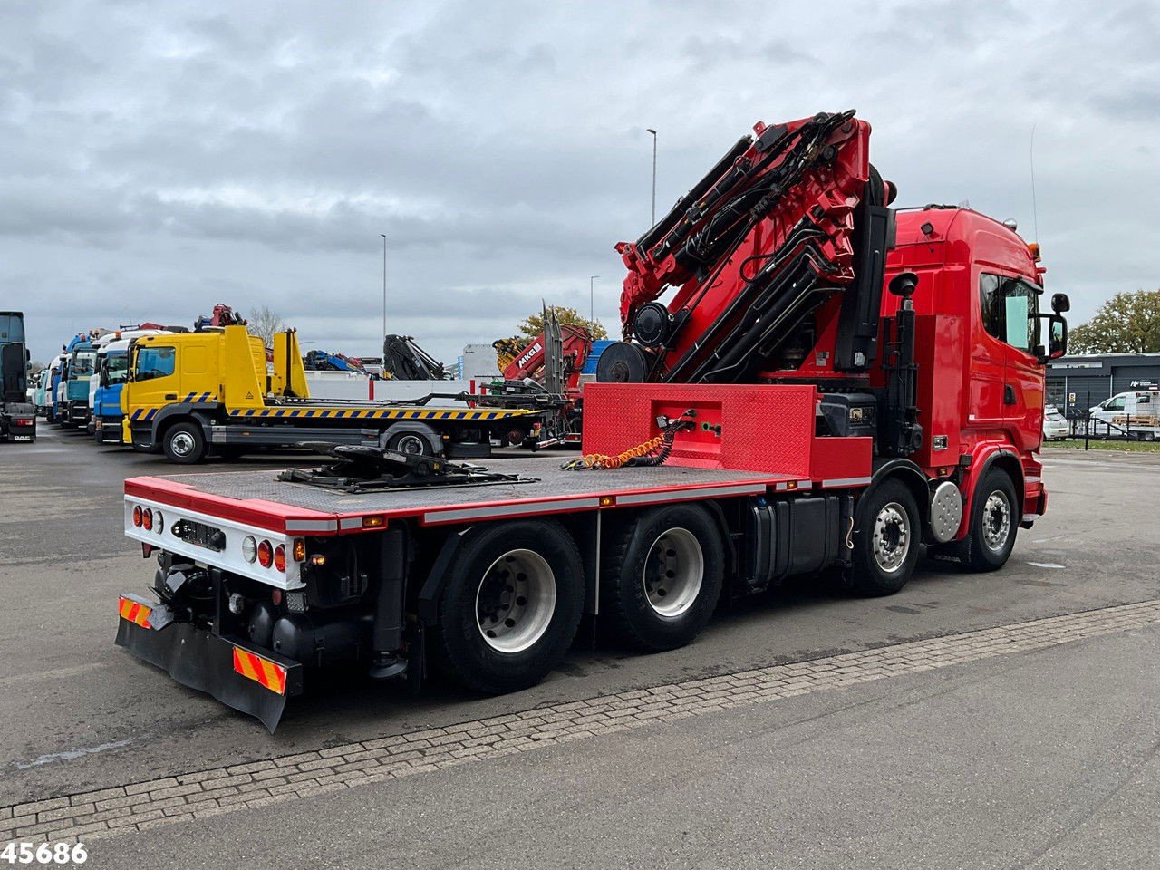 Scania R620-V8 8×4 Hiab 105 Ton+meter laadkraan + Fly-Jib (R620-V8 )