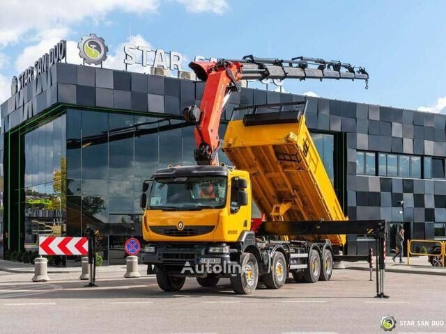 Renault (KERAX 450 8×4 PALFINGER PK 60002 Crane Tipper )