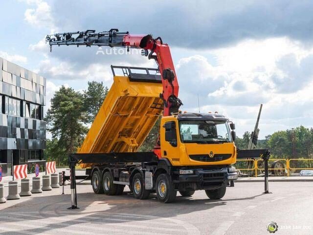 Renault (KERAX 450 8×4 PALFINGER PK 60002 Crane Tipper )