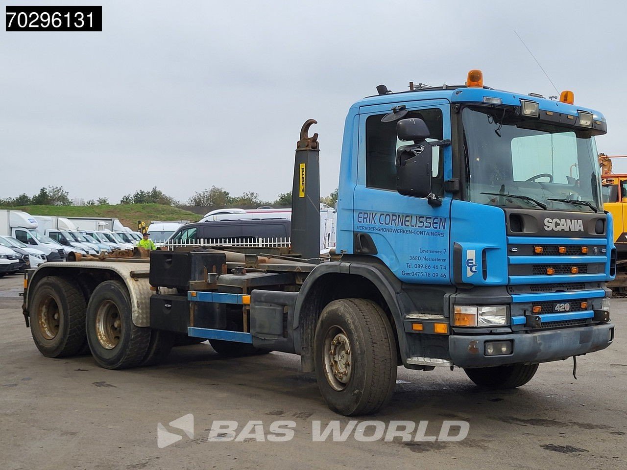 Scania 420 6X4 20tons Marrel THM 20000 Manual Retarder Steelsuspension Euro 3()