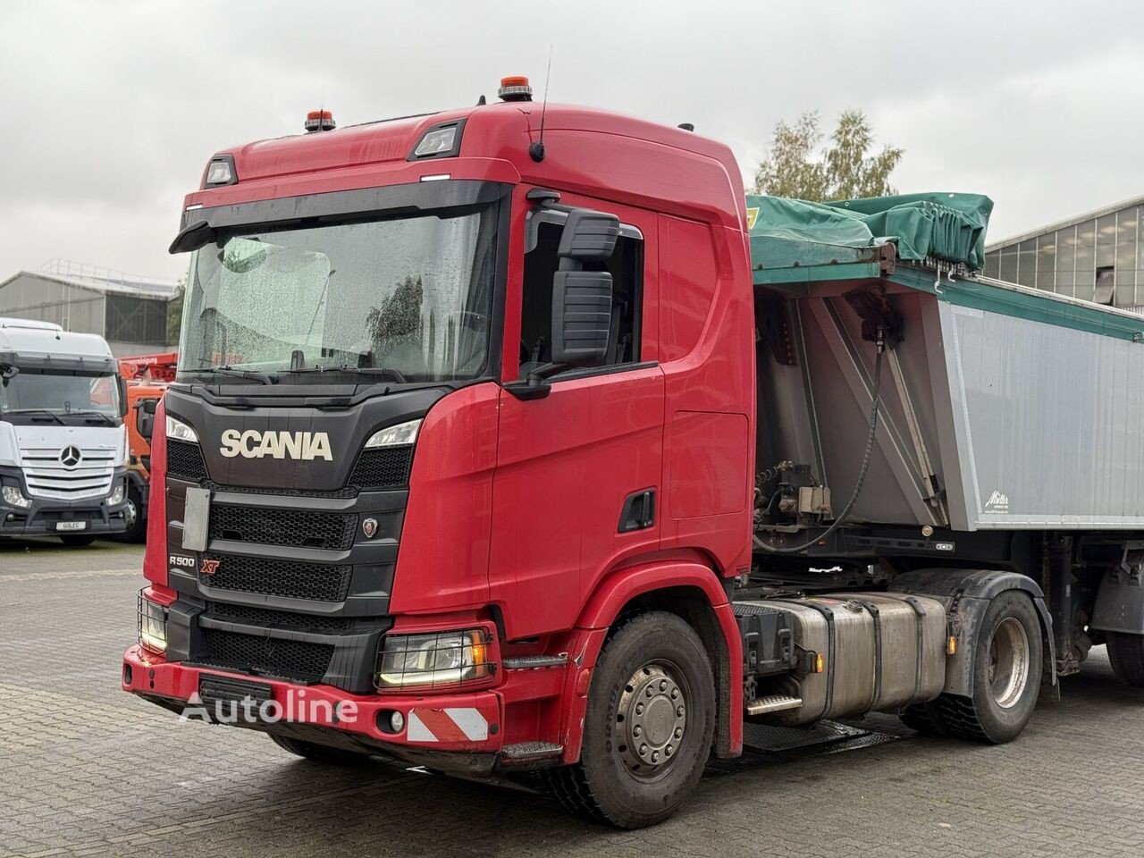Scania (R500 XT 4×2 EURO CIĄGNIK SIODŁOWY Z HYDRAULIKĄ WYWROTU )