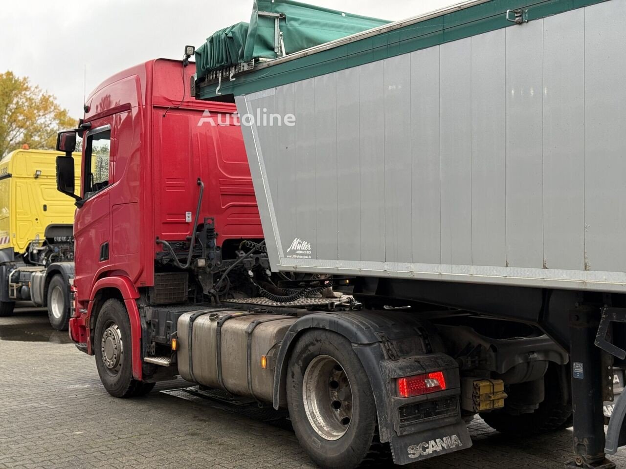 Scania (R500 XT 4×2 EURO CIĄGNIK SIODŁOWY Z HYDRAULIKĄ WYWROTU )