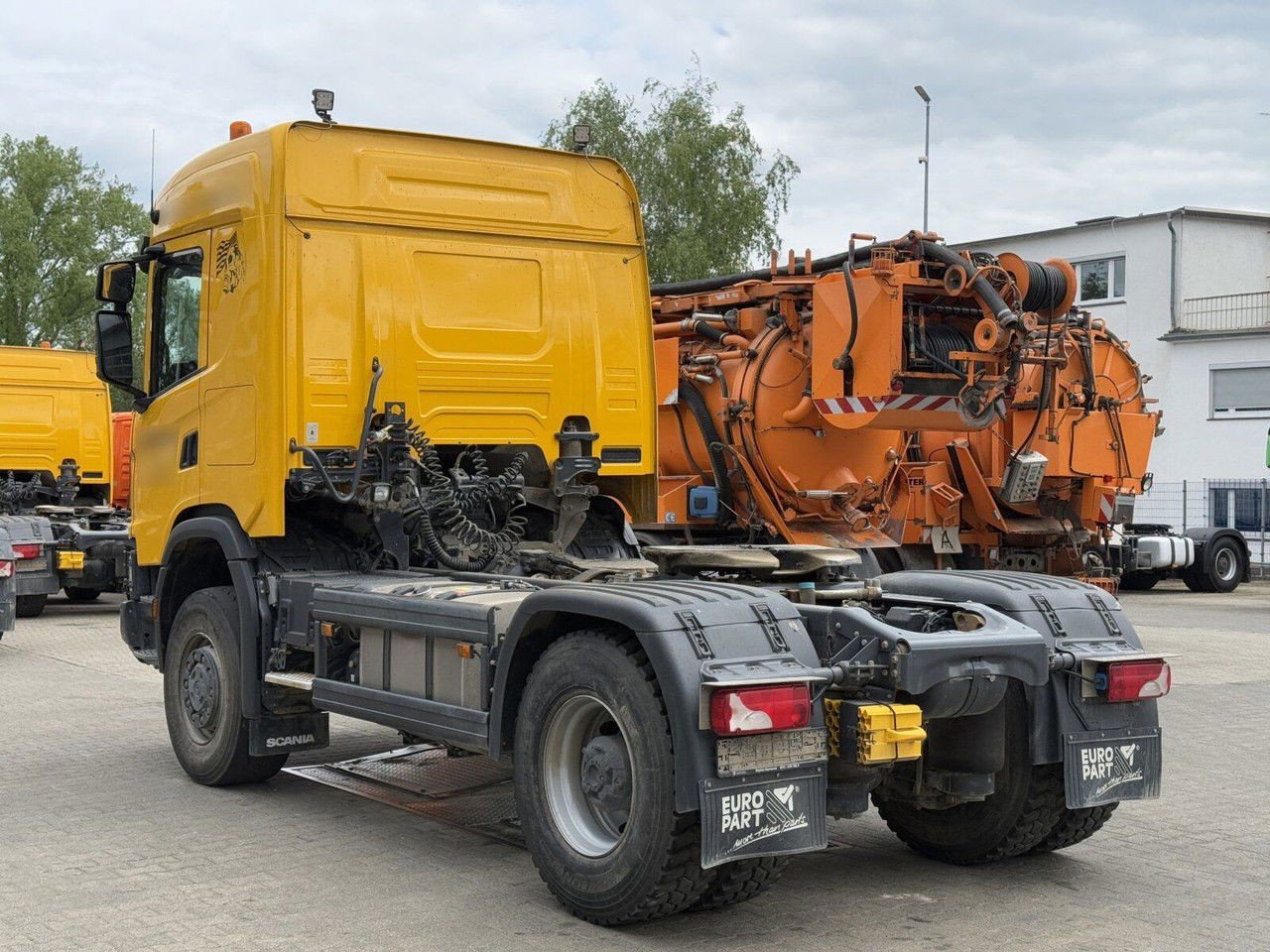 Scania G450 XT 4×4 Euro 6 SZM Kipphydraulik Blatt+ Luft (G450 )
