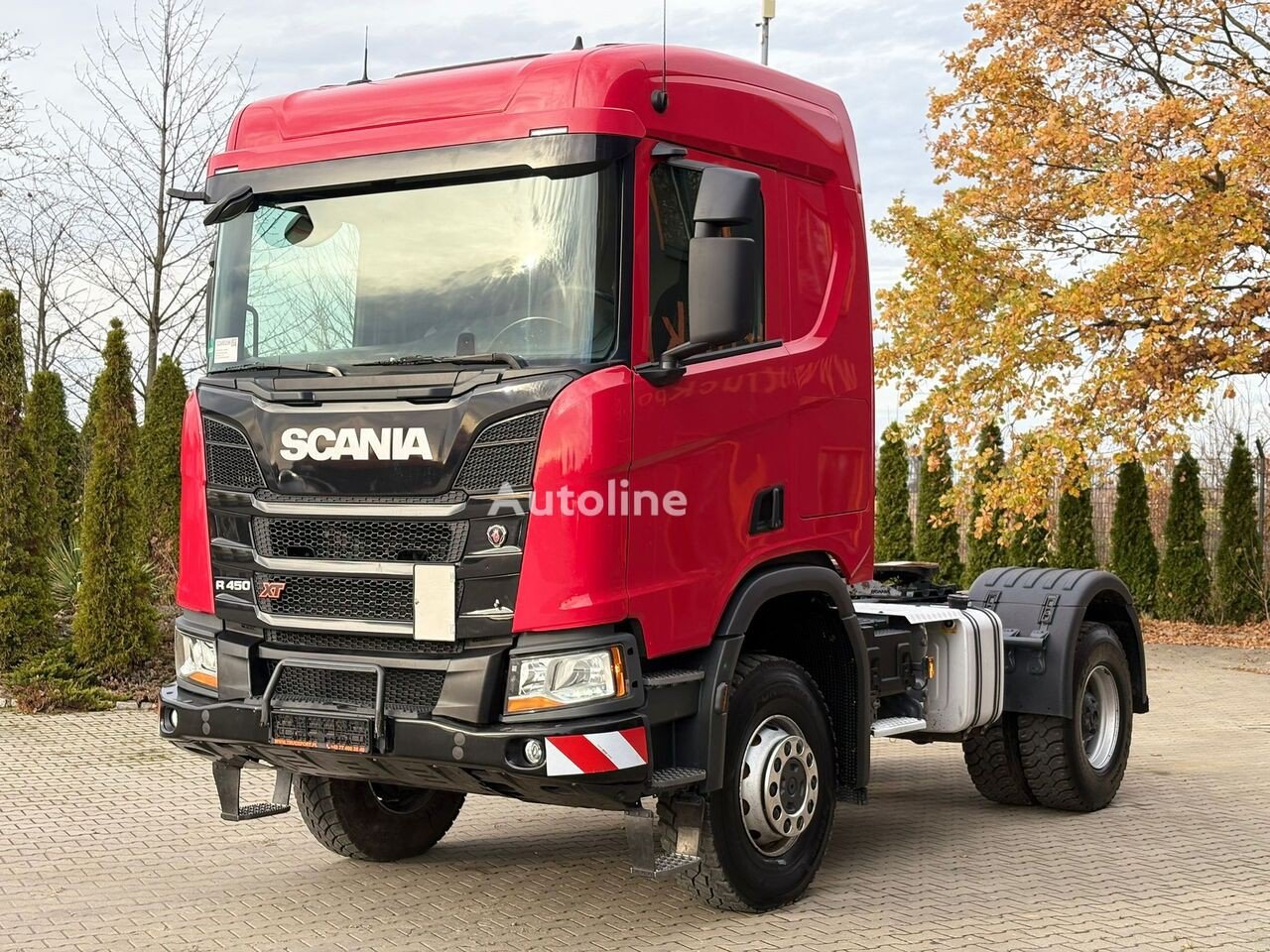 Scania (R450 XT 4×4 EURO6 CIĄGNIK SIODŁOWY Z HYDRAULIKĄ WYWROTU )