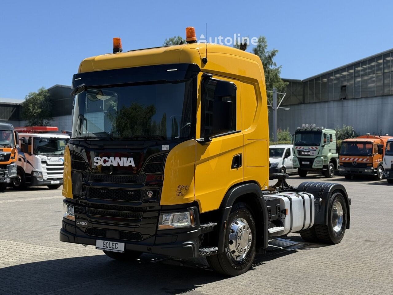 Scania (G450 4×2 EURO6 CIĄGNIK SIODŁOWY Z HYDRAULIKĄ WYWROTU )
