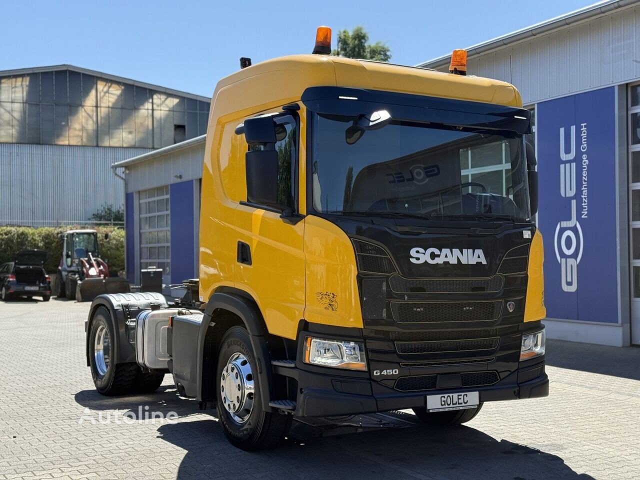 Scania (G450 4×2 EURO6 CIĄGNIK SIODŁOWY Z HYDRAULIKĄ WYWROTU )