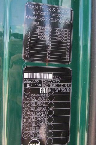 MAN (TGX 18.580 4×2 BLS – 2 x Tank Nr.: 686 )