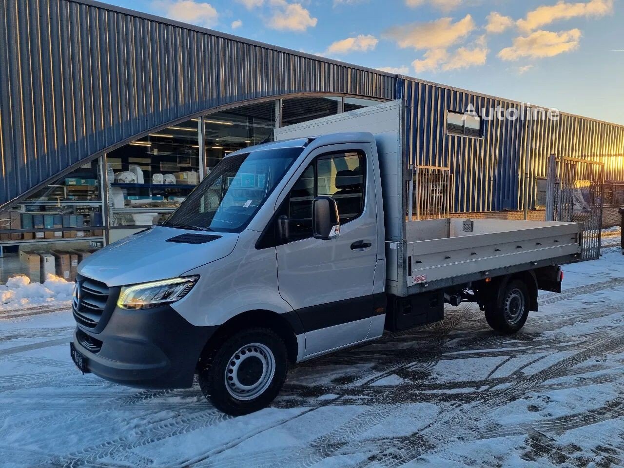 Mercedes-Benz (Sprinter 316 CDI Open laadbak Pritsche AHK 3500 kg Trekhaak Euro )