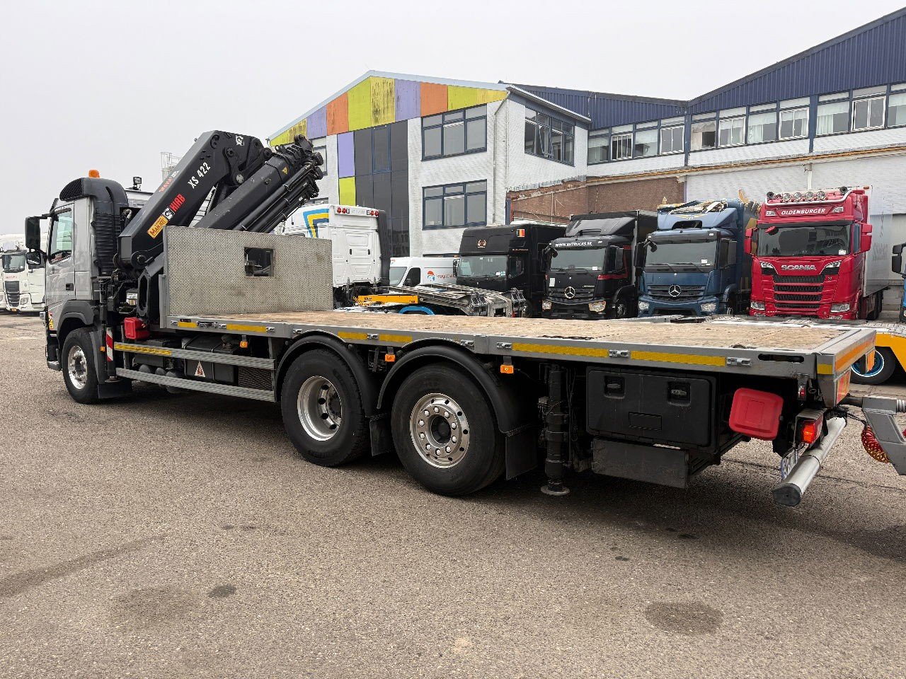 Volvo FM 460 6X2 Hiab 422-6 2AS Aanhanger (460 FM )